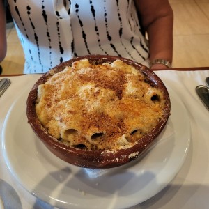 rigatoni con crema de trufas