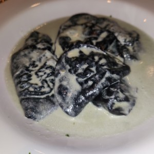 ravioli con langosta 