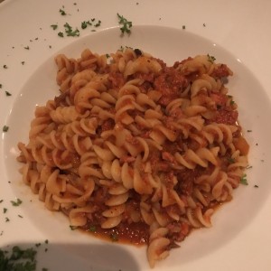 Fussili sin gluten con Ragu a la Toscana