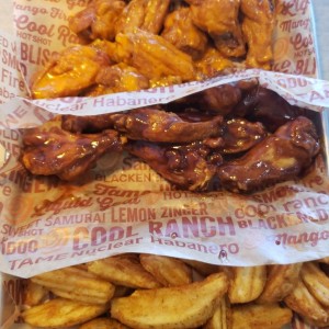 wings y papas