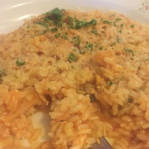 Rissotto de Salmon y Esparrago