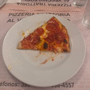 Pizza con pepperoni americano, tamaño individual