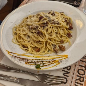 Pasta carbonara a la italiana