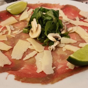 carpaccio de carne