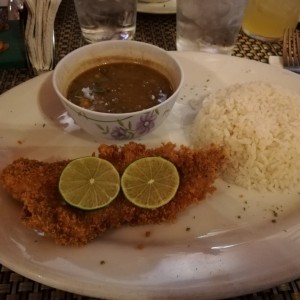 filete de pescado apanado