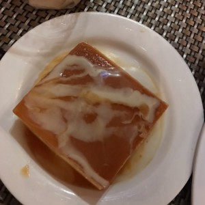 Flan de la casa 