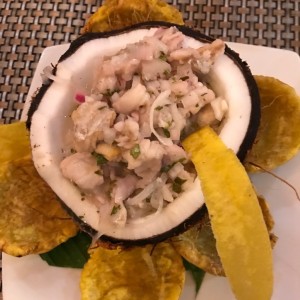 ceviche de corvina 