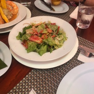 ensalada con camaron