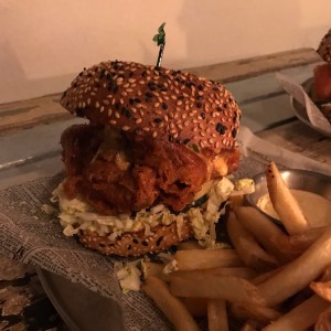 hamburguesa de pescado