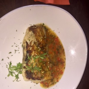 corvina al ajillo