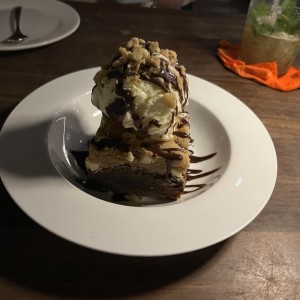 Brownie con Galleta