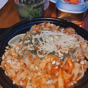 Pad thai de camaron