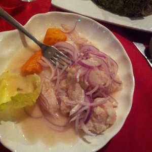 ceviche de pescado