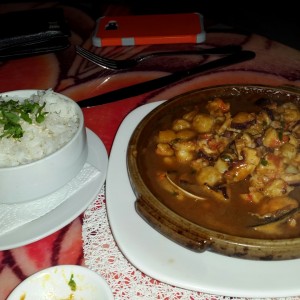 cazuela de mariscos