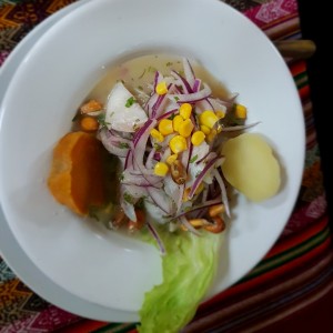 Ceviche de Corvina Fresco