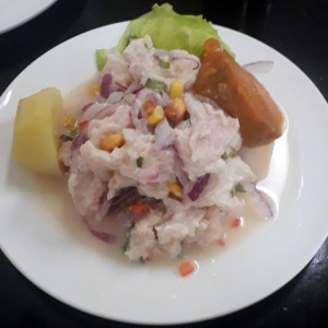 Ceviche de pescado 