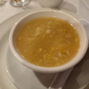 Crema de Maíz con pollo