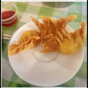 Wanton de camarones