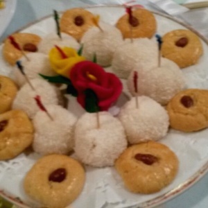 Galletas de almendra y delicias de coco