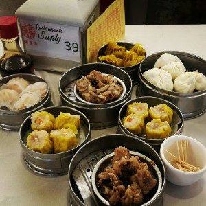 shaomai, siopao, costillitas