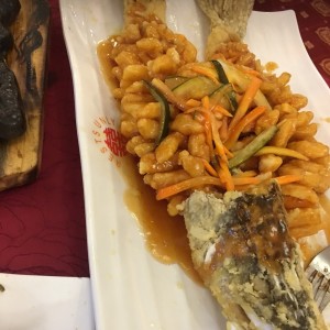 pescado agridulce