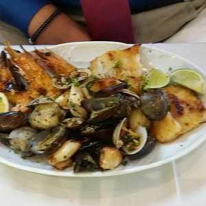 cazuela de mariscos