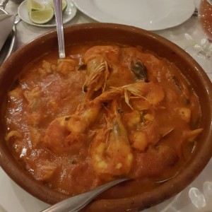 cazuela de mariscos