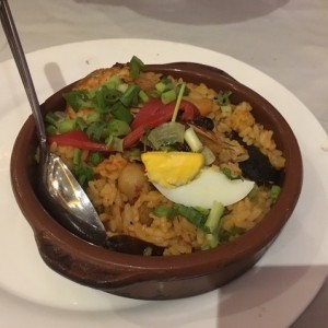 Paella de mariscos 