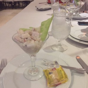 ceviche de corvina