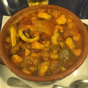 cazuela de mariscos