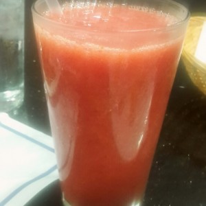 licuado de fresa