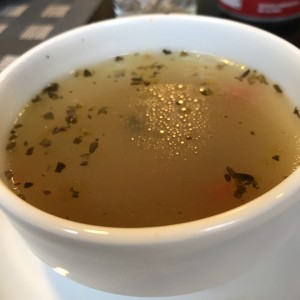 Caldo de entrada