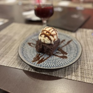 Brownie con Helado