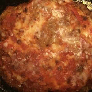 Filete de res alla parmegiana.