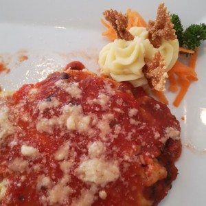 Pollo a la parmigiana