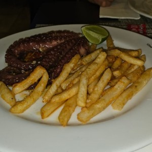 Pulpo al ajillo