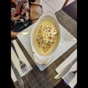 Lasagna alla rino gratinada