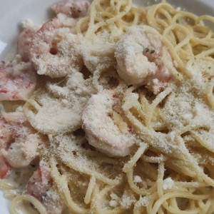 pasta de camarones