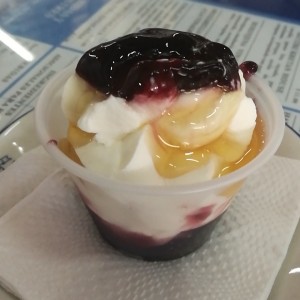 Yogurt de Blackberry con Miel