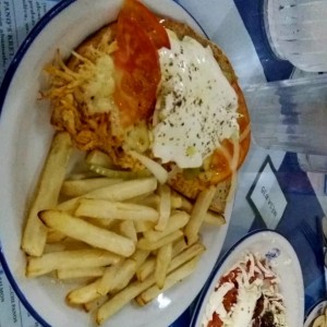 pita pantufla de pollo