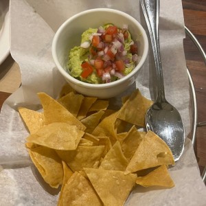 Guacamole en nachos 