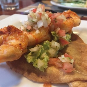 Grilled shrimp & guacamole