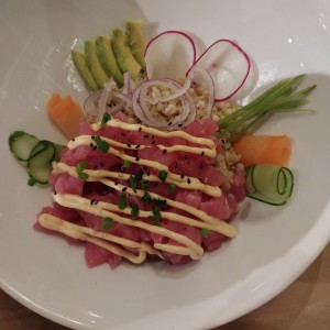 ensalada con Atun frescos