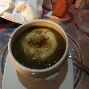 sopa de cebolla