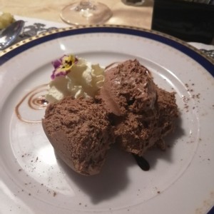 mousse de chocolate