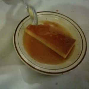 Flan de la casa