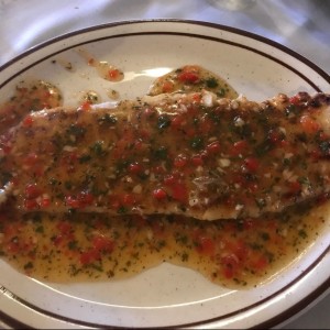 corvina al ajillo