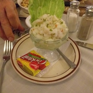 Ceviche de corvina