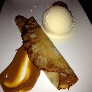 Crepe de dulce de leche