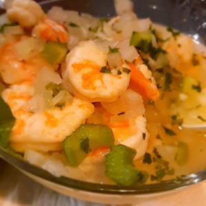 ceviche de camarones